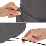 thumbnail of tectake Ombrellone Daria con involucro protettivo e pedale, Ø 300 cm - grigio - 403789