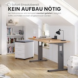 thumbnail of bümö Rollcontainer mit Schubladen, Container abschließbar aus Holz in Buche - Rollwagen für's Büro als Schreibtisch Unterschrank, Bürocontainer od.