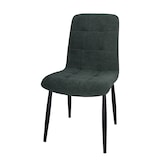 thumbnail of Chaise velours couleur Forest assise L88.5 X 55.5 X H47cm