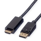 thumbnail of ROLINE DisplayPort Kabel DP - UHDTV, M/M, zwart, 1 m