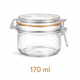 thumbnail of Set van 6 Glazen Weckpotjes 170 ml