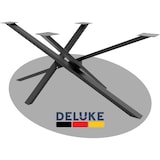 thumbnail of DELUKE® Tischgestell Metall SIDER Schwarz Robuste Verarbeitung Tischbein Tischkufen Tischgestell für Holztisch Esstisch 72x70x120cm