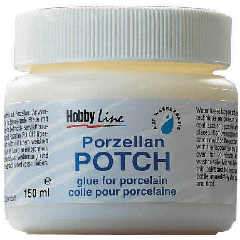 KREUL Servietten-Lack & Leim Porzellan POTCH, 150 ml