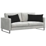 thumbnail of vidaXL Sofakissen 2 pcs Schwarz 80 x 40 cm Stoff