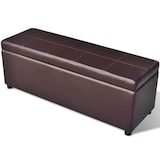 thumbnail of Helloshop26 - Panca/pouf/sgabello/mobile contenitore in legno marrone 3002030