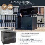 thumbnail of HMF 65709-02 Serverschrank 19 Zoll, 9 HE, 51 x 40 x 45 cm, Schwarz