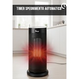 thumbnail of Stufa Elettrica 2000W SIRGE Vulcano | Oscillante, Telecomando e Timer 12h