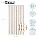 thumbnail of WellHome - 3er Set Perlenvorhänge für Türen 90x175 cm in Braun - Be Garden