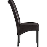 thumbnail of tectake Silla de comedor ergonómica - Juego de 2 marrón
