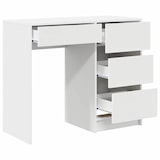 thumbnail of Scrivania con cassetto Bianco 90 x 37,5 x 75 cm Modello Horizon Soleil in derivati \u200b\u200bdel legno