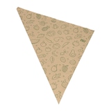 thumbnail of PAPSTAR 1000 Spitztüten, Kraftpapier 52,5 cm x 37 cm x 37 cm braun "Fruits & Vegs" Füllinhalt 1500 g