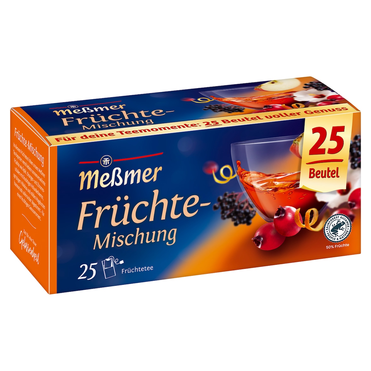 Meßmer Früchtetee Mischung 25 Teebeutel (75 g)