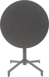 thumbnail of METRO PROFESSIONAL Mesa de comedor plegable, acero, Ø 60 x 74 cm, redonda, gris oscuro