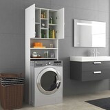 thumbnail of vidaXL Waschmaschinenschrank Weiß 64x25,5x190 cm