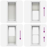 thumbnail of vidaXL Plissee Hellgrau 65x150 cm Stoffbreite 64,4 cm Polyester