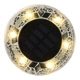 thumbnail of LED Solar Wegleuchte Bodenleuchte Mosaikoptik Wegbeleuchtung 8er Set