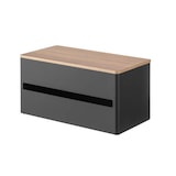 thumbnail of Yamazaki Küchenrollenhalter modern aus Metall stehend mit Ablage "Rin" schwarz