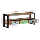 thumbnail of vidaXL TV-Schrank 120x30x45 cm Altholz Massiv