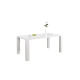 thumbnail of SalesFever eettafel 200 x 100 cm | hoogglans lak | MDF hout | B 200 x D 100 x H 76 cm | wit