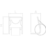 thumbnail of Dispensador de bobinas industrial mural 390x240x460 mm.