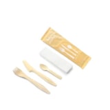 thumbnail of Kit couverts individuel en bois 4/1 - Vendu par 1000