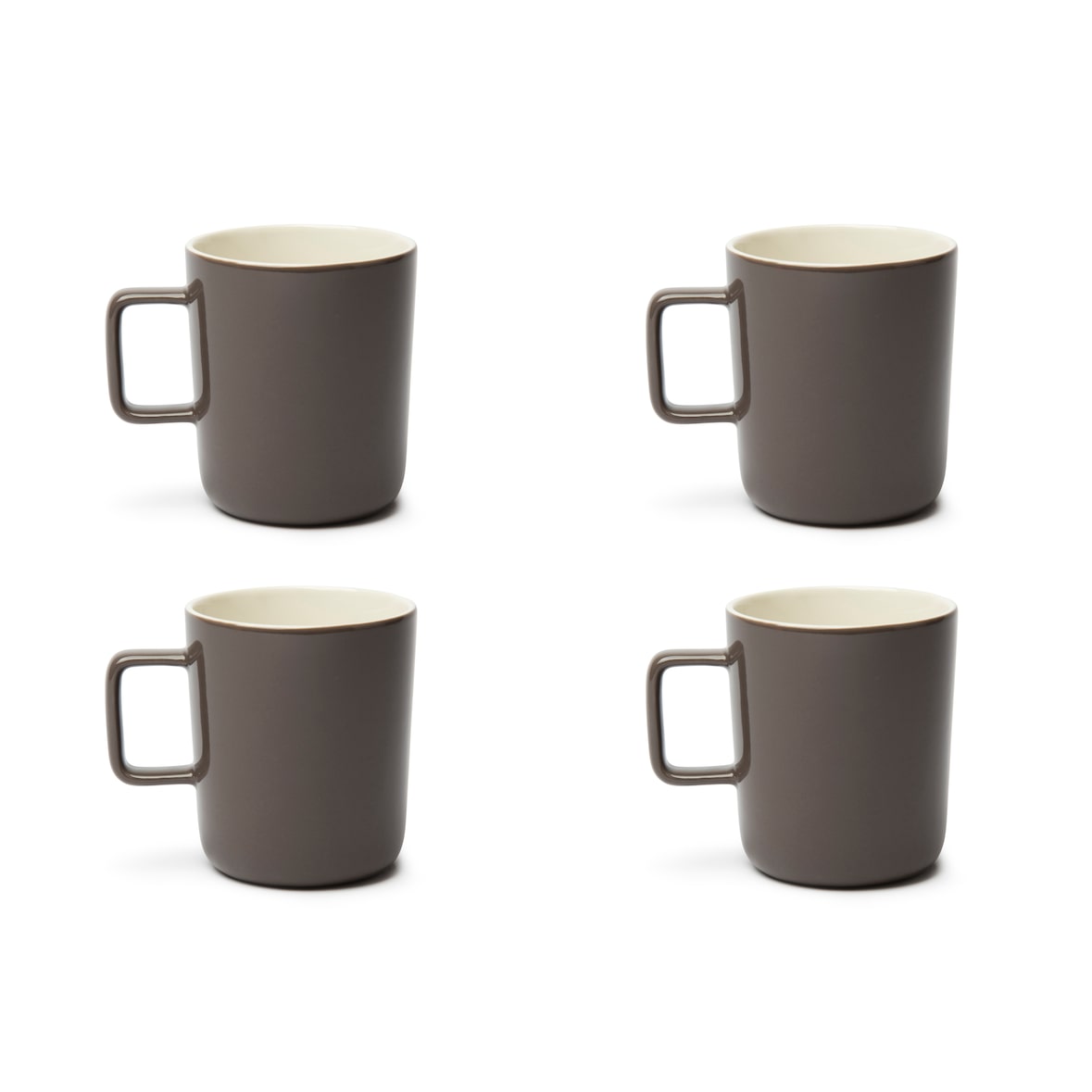 Excelsa Set mit 4 mug Nordic Trendy Porzellan 32 cl Turteltaube