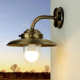 thumbnail of Licht-Erlebnisse Wandlampe KAVALA Messing IP64 Maritim außen wetterfeste Außenleuchte Haus Terrasse Haustür Hof Balkon, LI2/1/0125