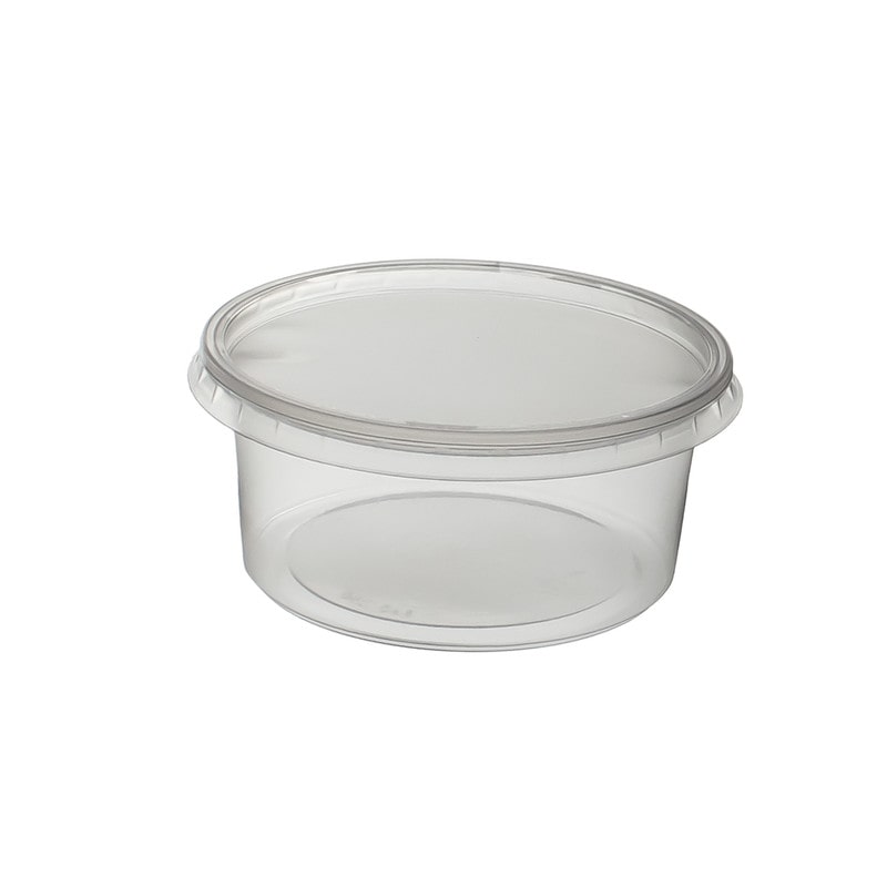 DayBays 10000 Stk. Feinkostbecher PP 300 cc. 101x65 mm rund Kombi-Verpackung inklusive passende Deckel