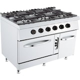 thumbnail of Cucina a Gas con Forno a Gas ECO LINE - Kusina by Giavazzi - GI-G7K211G Serie 700  - 6 Fuochi  - Pot. 45 kW  - Dim. 120x73x90 cm