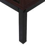 thumbnail of Schuhkipper HWC-P48, Schuhregal Schuhschrank, 3 Kippfächer Ablage MDF Melamin 125x60x25cm ~ Walnuss-Optik