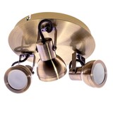 thumbnail of Plafón Focos GU10 Heli Cuero