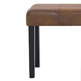 thumbnail of Helloshop26 - Panca/pouf/sgabello/panca per mobili 106 cm in pelle scamosciata sintetica marrone 3002199