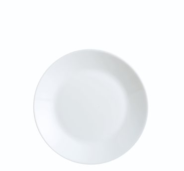 aro Bord, opaal, Ø 18 cm, plat, wit, 6 stuks