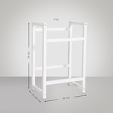 thumbnail of Getränkekistenständer Stack weiß/75x47x31 cm