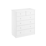 thumbnail of Kommode weiß Sideboard Anrichte Kiefer massiv 2+4 Schubladen 90.50-13W