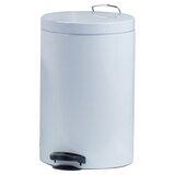 thumbnail of Cestino a pedale 20 L Acciaio Inox laccato Bianco 650