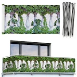 thumbnail of Maximex Balkon-Sichtschutz naturfrohem Efeu-Motiv, 5 m