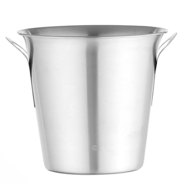 Balde de gelo, BarUp, 3.5L, Prata, Ø210x(H)210mm