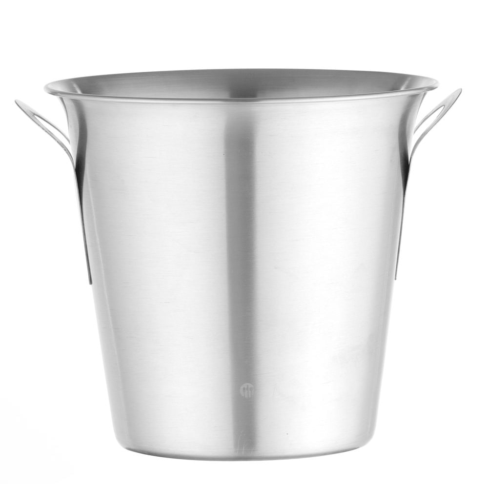 Balde de gelo, BarUp, 3.5L, Prata, Ø210x(H)210mm