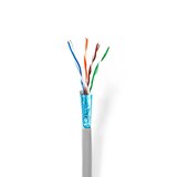 thumbnail of Nedis Netzwerk-Kabel Rollen - CAT5e - Litzenleitung - F/UTP - Kupfer - 100.0 m - Innenbereich - Rund - PVC - Grau - Kartonverpackung