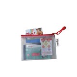 thumbnail of DJOIS by Tarifold confezione da 8 buste in PVC con zip A6, rosso