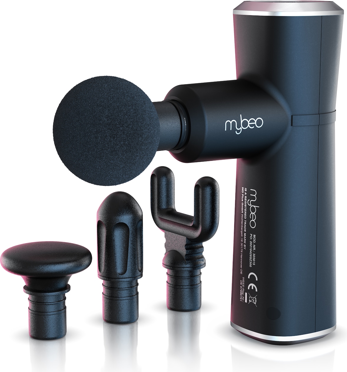 MyBeo für Nacken Schulter Rücken, Handmassagegerät, mini Gun Massagegerät