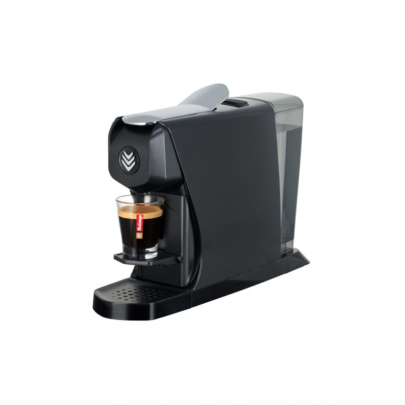 Cafetière à Dosette Ou Capsule Malongo Machine à Café Eoh Noir Brillant
