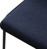 thumbnail of ML-Design Esszimmerstuhl 6er Set Dunkelblau, moderne Polsterstühle mit Metallbeinen für Esszimmer
