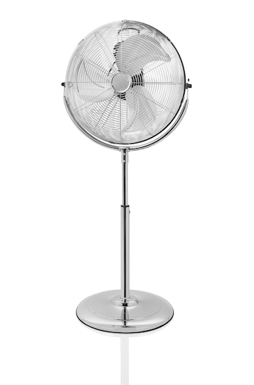 Tarrington House Ventoinha de pé SWM4525, 43.3 x 55.5 x 133 cm, Ø 44 cm, 120 W, 3 velocidades, prateado