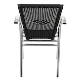 thumbnail of Ligne CHR Fauteuil Mandelieu, aluminium, plastique, noir