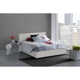 thumbnail of Dmora Doppelbett Bice, Containerbett mit Kunstlederbezug, 100% Made in Italy, Frontöffnung, passend für Matratze Cm 160x200, Weiß