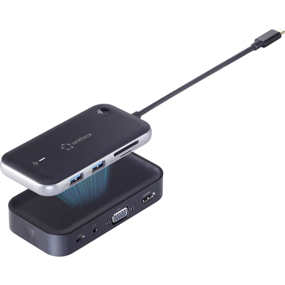 Renkforce RF-4499450 USB-C® Mini-Dockingstation Passend für Marke (Notebook Dockingstations): Univer