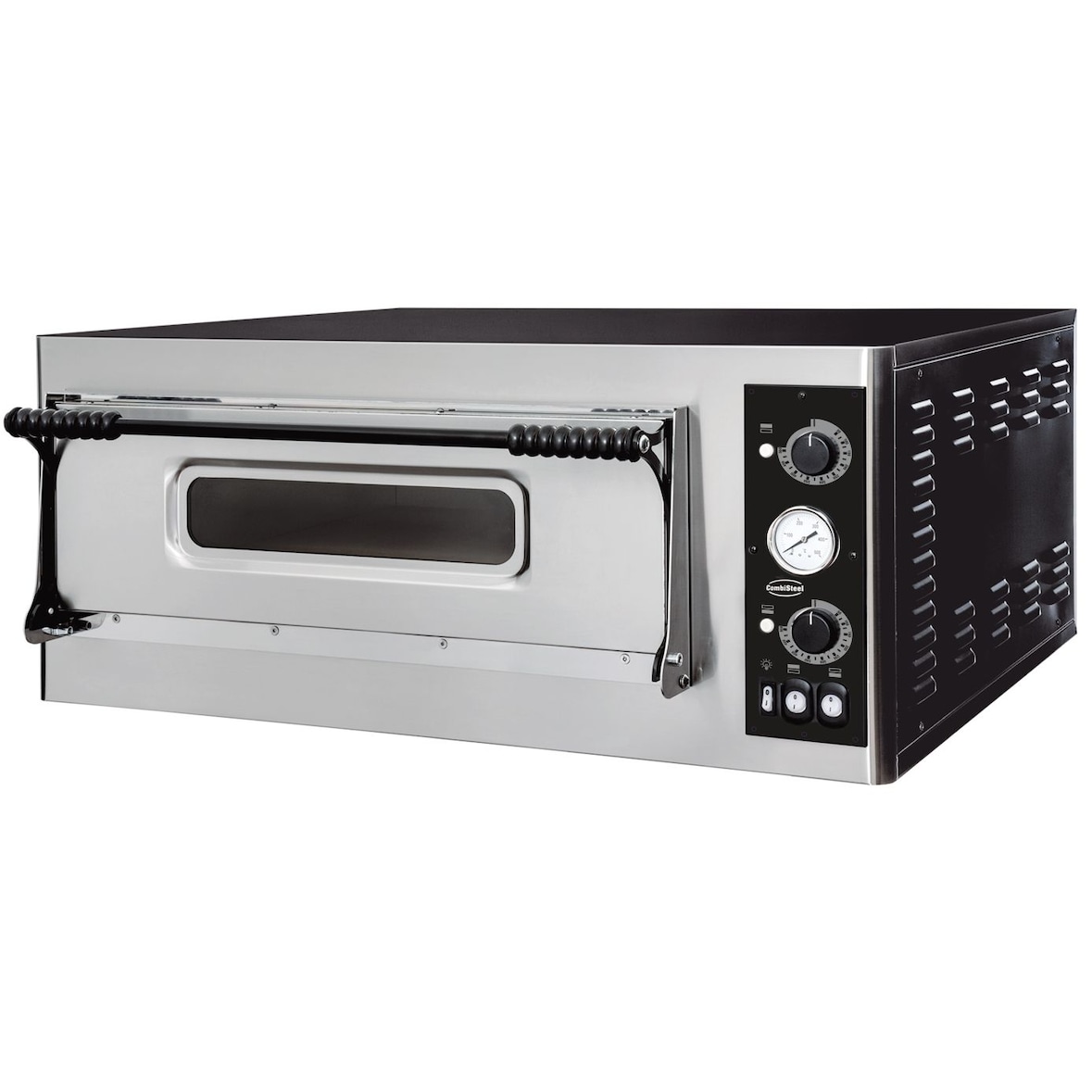 Combisteel pizzaoven met raam voor 4 pizza's Ø320mm en 400V