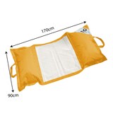 thumbnail of Pouf piscine en Polyester 170x90 cm Jaune miel